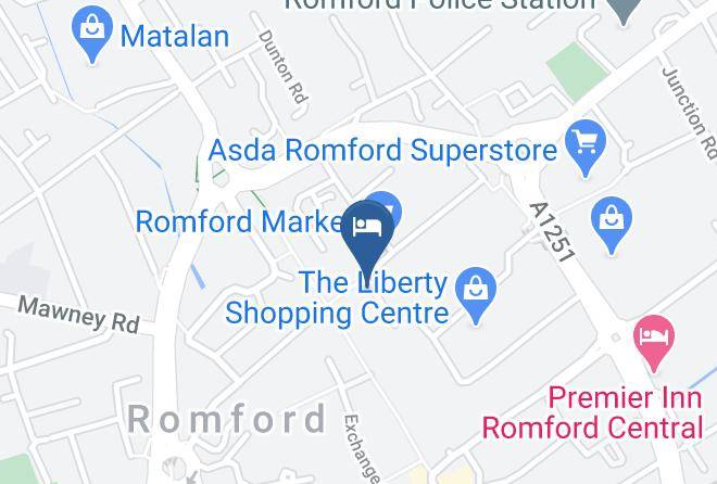 London - Travelodge London Romford The Quadrant Maps