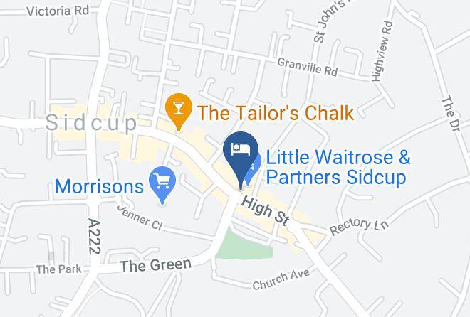 London - Travelodge London Sidcup Maps