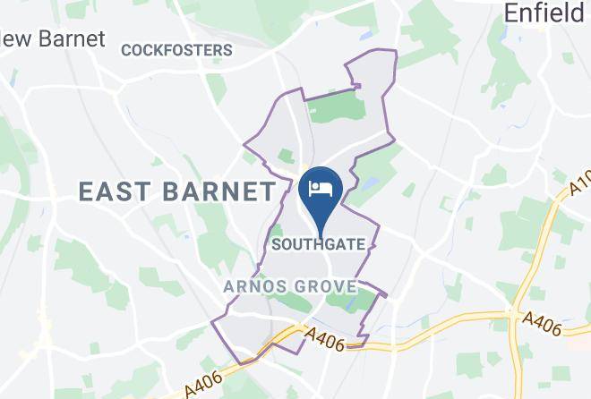 London - Travelodge London Southgate Maps
