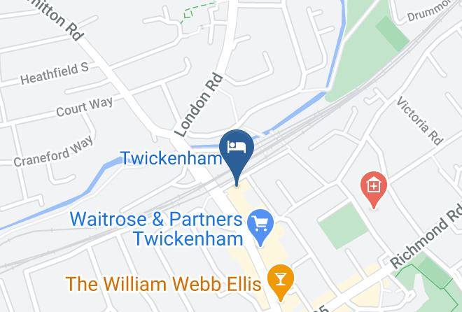 London - Travelodge London Twickenham Maps