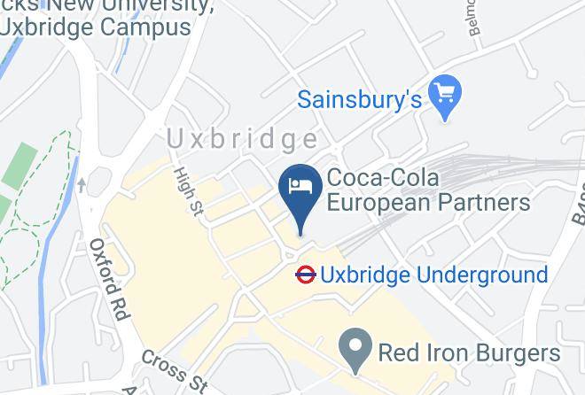 London - Premier Inn London Uxbridge Town Centre Hotel Maps
