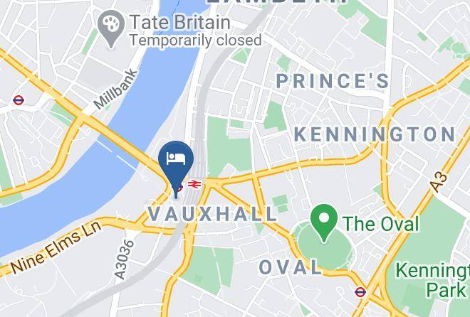 London - Travelodge London Vauxhall Maps