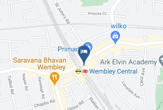 London - Travelodge London Wembley High Road Maps