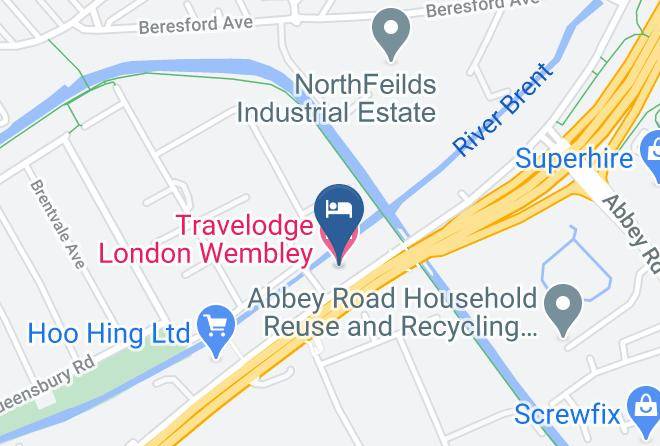 London - Travelodge London Wembley Maps