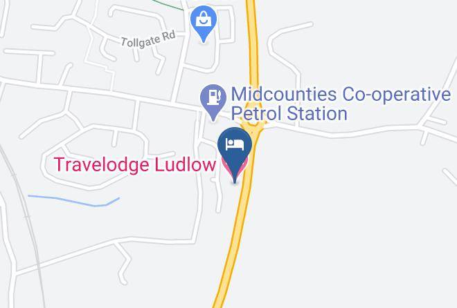 Travelodge Ludlow Map