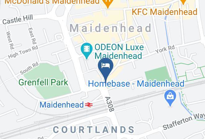 Windsor And Maidenhead - Travelodge Maidenhead Central Maps