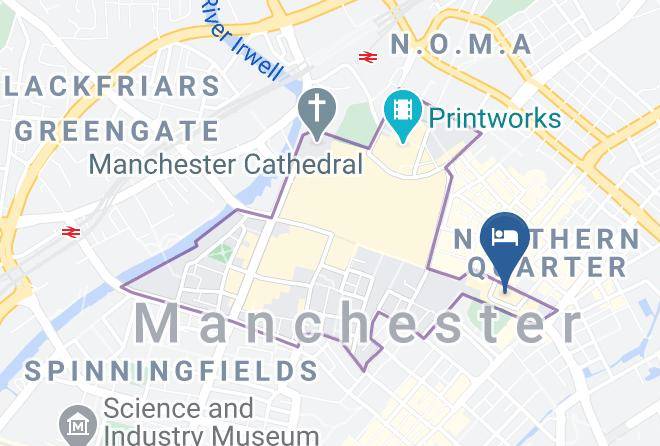 Greater Manchester - Travelodge Manchester Piccadilly Maps