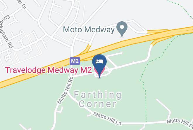 Travelodge Medway M2 Map