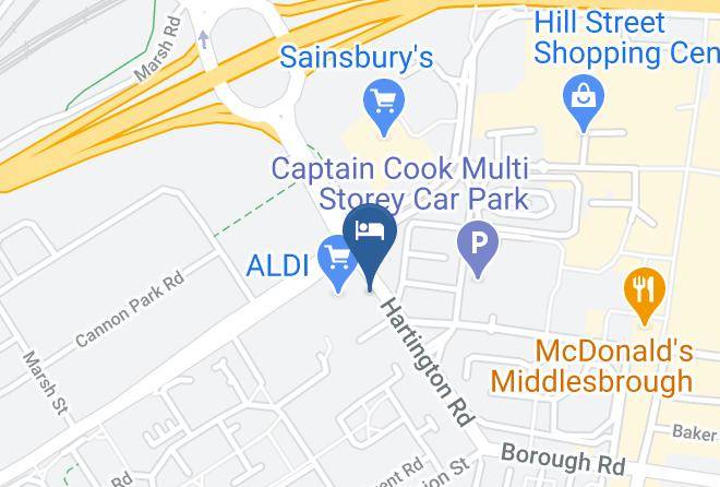 Middlesbrough - Travelodge Middlesbrough Maps