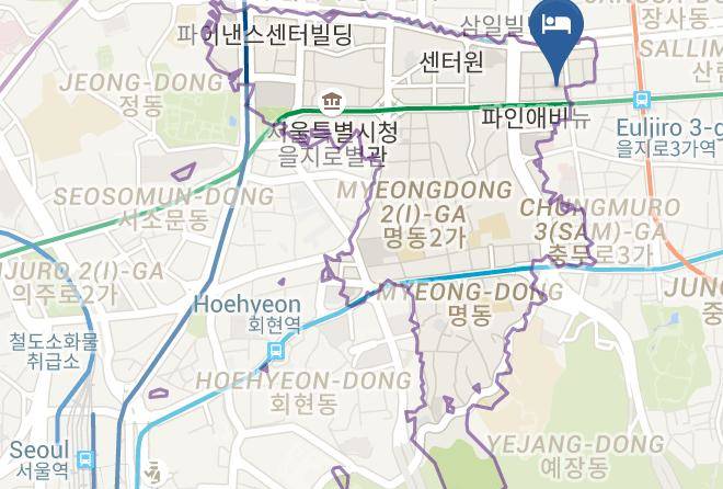 Junggu - Travelodge Myeongdong Euljiro Maps