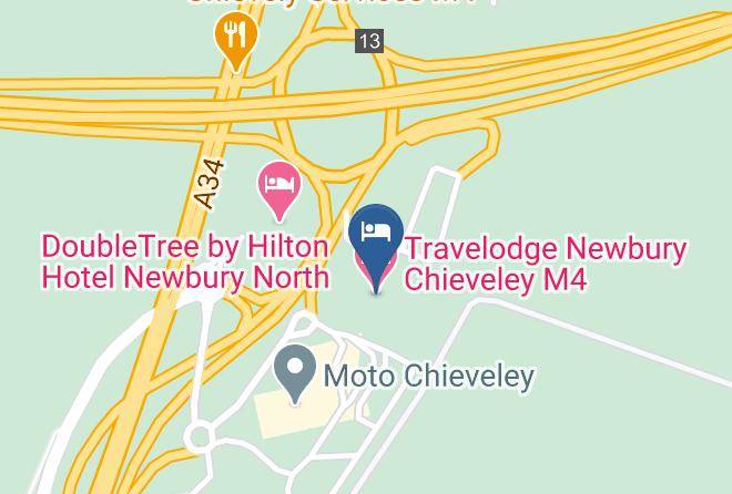 Travelodge Newbury Chieveley M4 Map