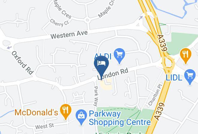 West Berkshire - Travelodge Newbury London Road Maps