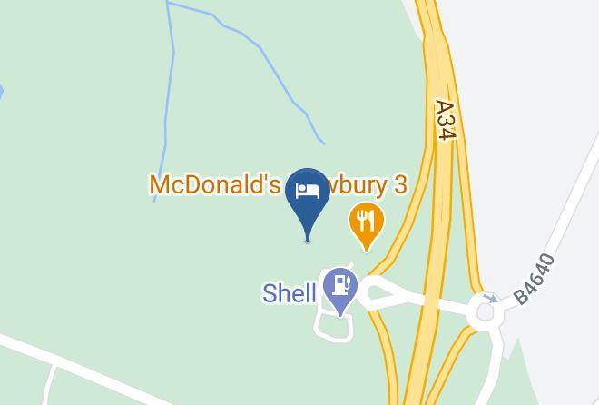 Hants - Travelodge Newbury Tot Hill Maps