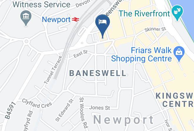 Newport - Travelodge Newport Central Maps