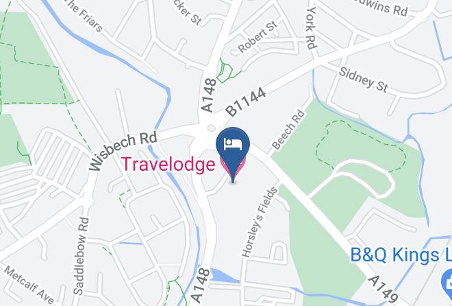 Norfolk - Travelodge Norwich Cringleford Maps