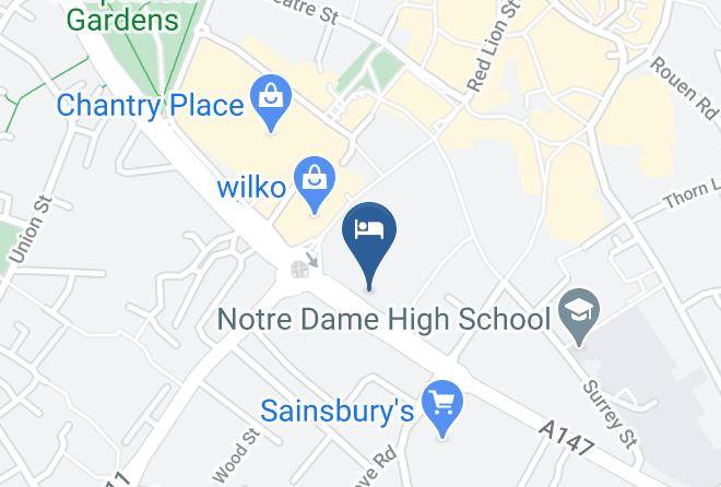 Norfolk - Travelodge Norwich Central Maps