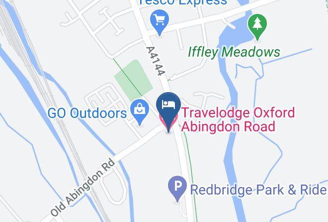 Oxon - Travelodge Oxford Abingdon Road Maps