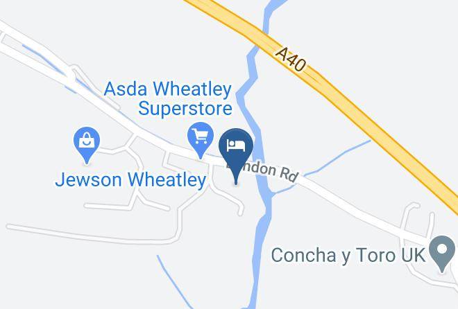 Oxon - Travelodge Oxford Wheatley Maps