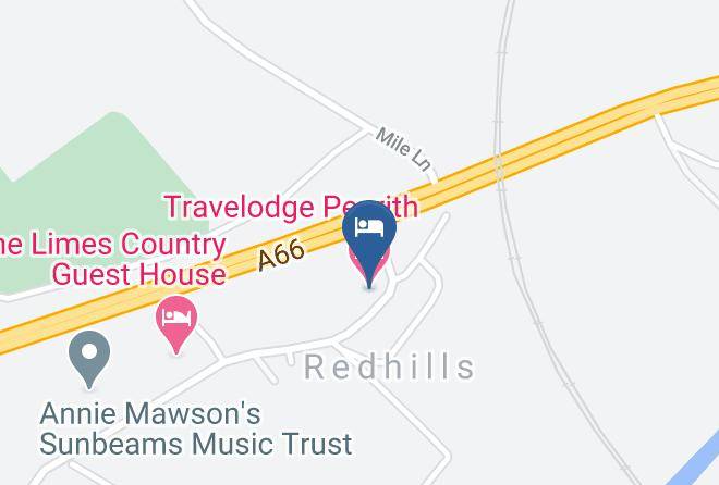 Cumbria - Travelodge Penrith Maps
