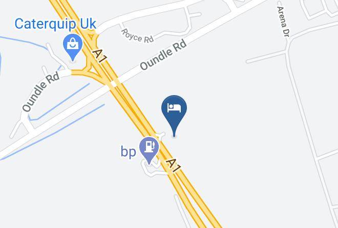 Peterborough - Travelodge Peterborough Alwalton Maps