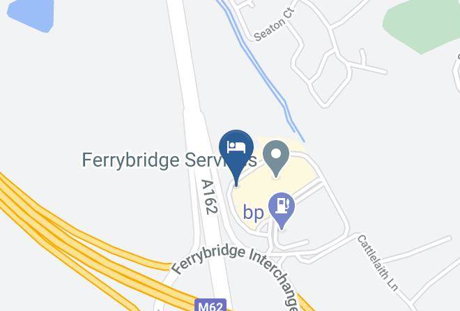 Wakefield - Travelodge Pontefract Ferrybridge A1 M62 Maps