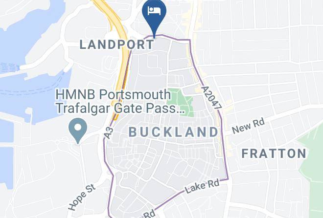 Portsmouth - Travelodge Portsmouth Maps