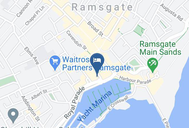 Kent - Travelodge Ramsgate Seafront Maps