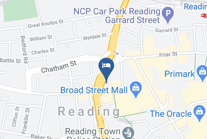 Travelodge Reading Central Map