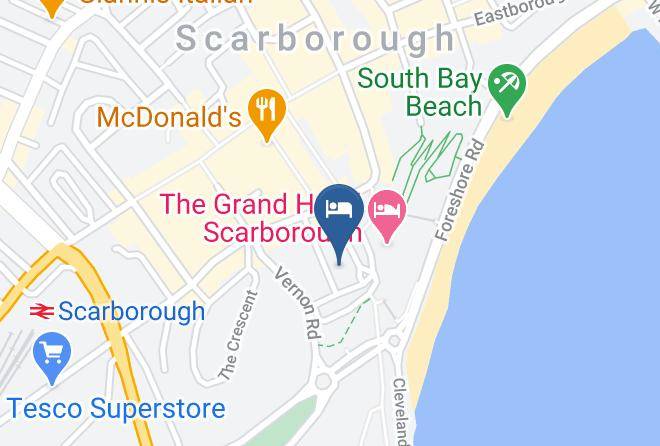 North Yorkshire - Travelodge Scarborough St Nicholas Maps