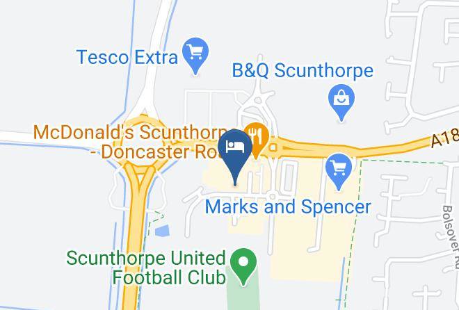 Travelodge Scunthorpe Map