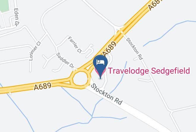 Durham - Travelodge Sedgefield Maps