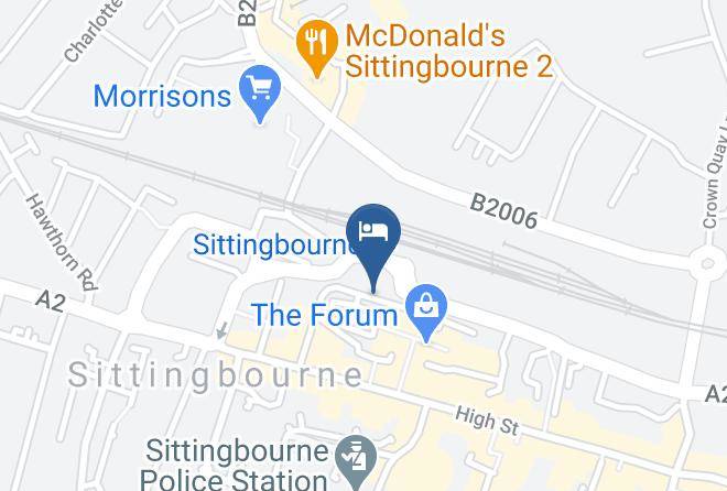 Kent - Travelodge Sittingbourne Maps