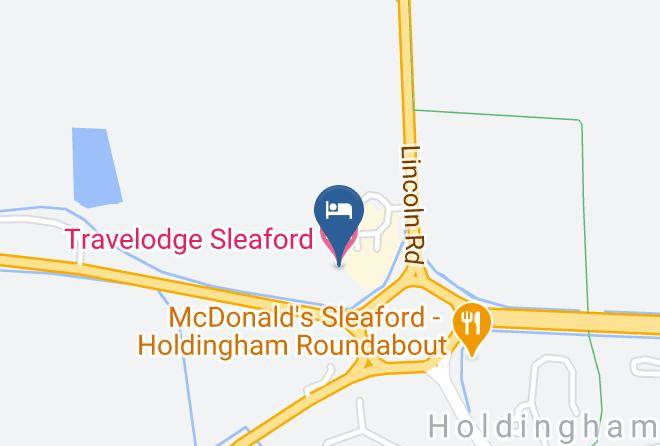 Lincs - Travelodge Sleaford Maps