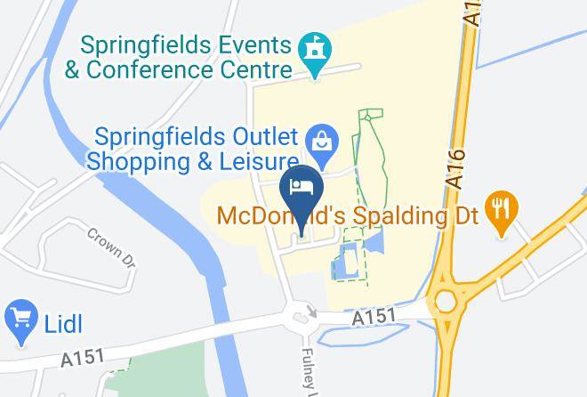 Lincs - Travelodge Spalding Maps
