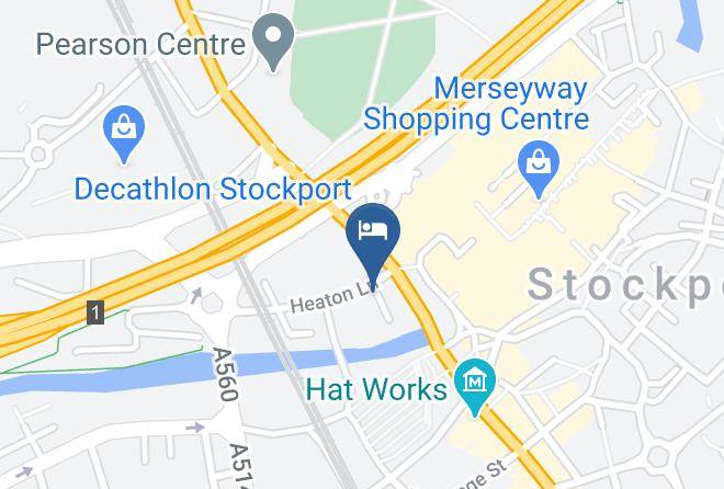 Travelodge Stockport Map