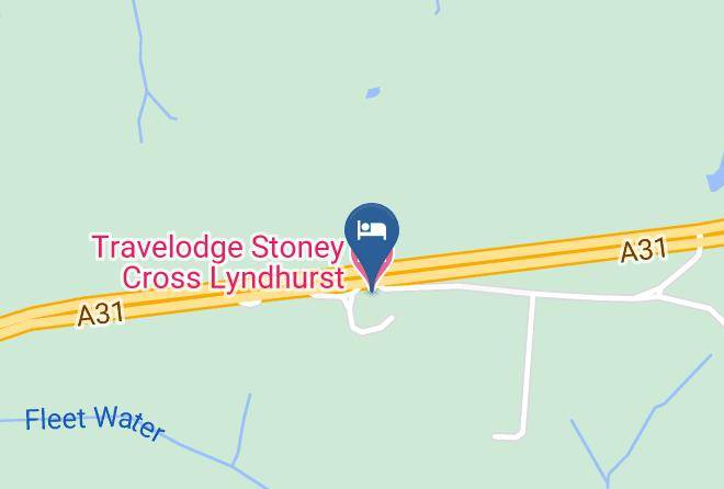 Hants - Travelodge Stoney Cross Lyndhurst Maps