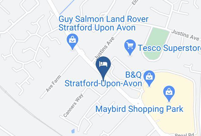 Warks - Travelodge Stratford Upon Avon Maps