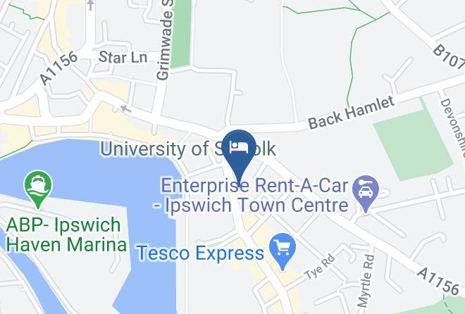 Suffolk - Travelodge Ipswich Maps