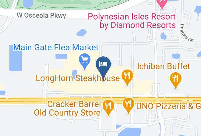 Osceola - Travelodge Suites By Wyndham Kissimmee Orange Maps