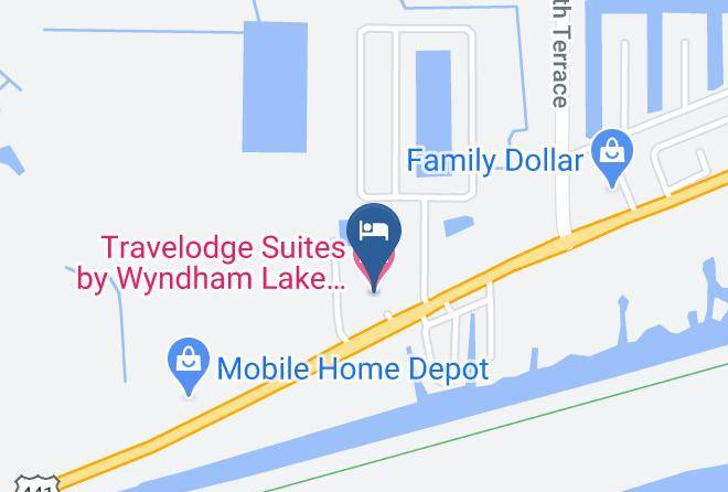 Travelodge Suites By Wyndham Lake Okeechobee Map