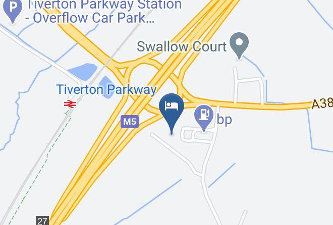 Devon - Travelodge Tiverton Maps