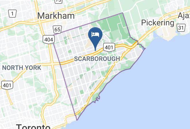 Toronto - Travelodge By Wyndham Toronto East Maps