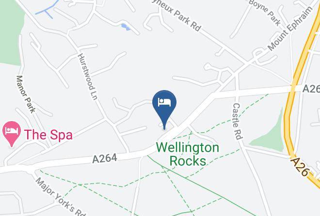 Kent - Travelodge Tunbridge Wells Maps