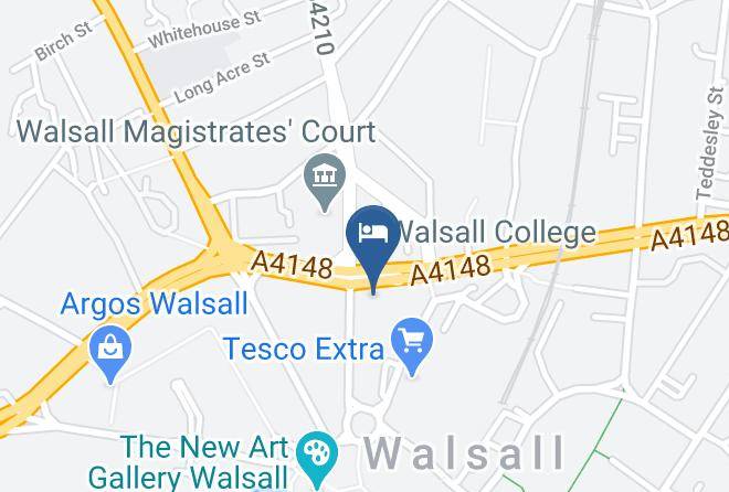 Walsall - Travelodge Walsall Maps
