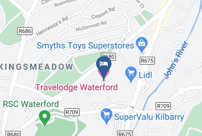Waterford - Travelodge Waterford Maps
