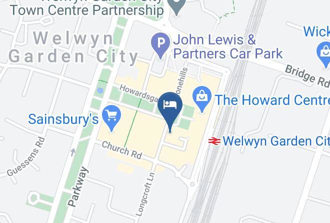 Herts - Travelodge Welwyn Garden City Hotel Maps