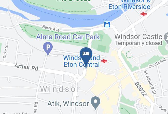 Windsor And Maidenhead - Travelodge Windsor Central Maps