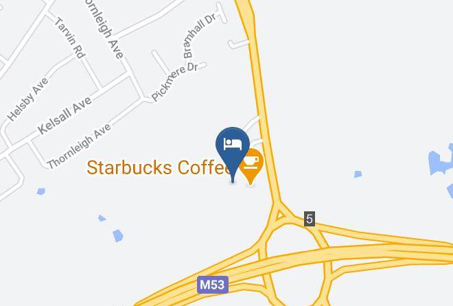 Wirral - Travelodge Wirral Eastham Maps