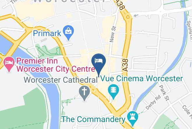 Worcs - Travelodge Worcester Maps