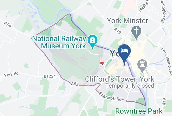 York - Travelodge York Central Micklegate Maps